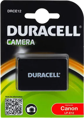 Produktbild von Duracell Akku für Canon Typ LP-E12
