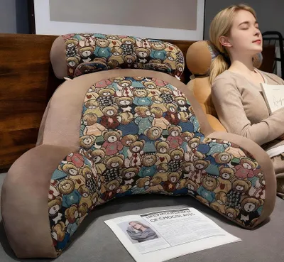 Image de Coussin de lecture ergonomique avec repose-bras et support