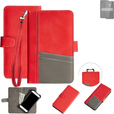 Produktbild von K-S-Trade Handy Schutzhülle kompatibel mit Volla Phone 22 Hülle Portemonnee Brieftasche Klapphülle Kartenfächer Flip Wallet Case Etui