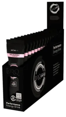 Produktbild von TORQ Energy Pink Grapefruit Sportgetränk, 15 Beutel
