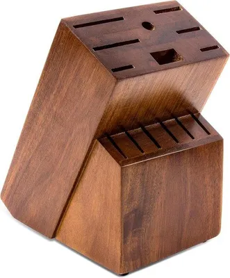 Immagine prodotto di Portacoltelli in legno con contenitore marrone per la cucina
