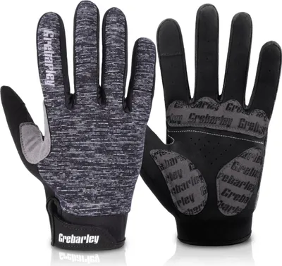 Produktbild von Vollfinger-Fahrradhandschuhe – Atmungsaktive Gel-Pads für höchsten Komfort und Schutz S