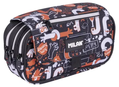 Zdjęcie produktu dla Piórnik 3 komorowy z klapką Fingers MILAN