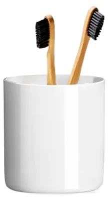 Produktbild von Zahnbürstenhalter aus Keramik und Zahnpasta-Organizer