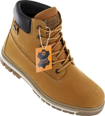 A single brown Dockers boot is shown against a white background.