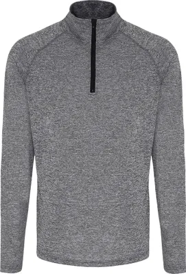 Produktbild von TriDri - "Performance" Sweatshirt mit kurzem Reißverschluss für Herren Langärmlig RW10699 (XXL) (Schwarz)