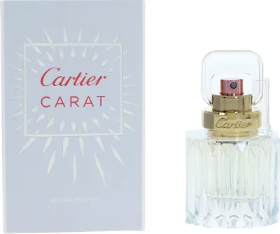 Produktbild von Cartier Carat, Frauen, 30 ml, Nicht nachfüllbare Flasche, Spray, ALCOHOL, PARFUM (FRAGRANCE), AQUA (WATER), ETHYLHEXYL METHOXYCINNAMATE, LINALOOL, GERANIOL,..., 1 Stück(e)
