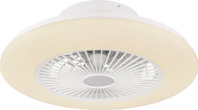 Obrázok produktu pre Stropný ventilátor Globo Lighting kovovo biely, LED
