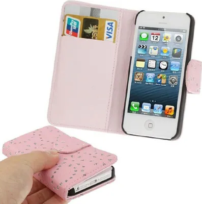 Produktbild von Schutzhülle (Flip Quer) für Case Handy Apple iPhone SE Rosa