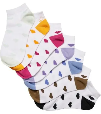 Obrázek produktu pro Ponožky Urban Classics Recycled Yarn Heart Sneaker Socks 7-Pack multicolor - 47–50