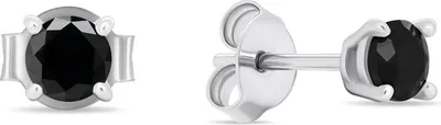 Immagine prodotto di Orecchini in argento con zirconi neri EA598WBC