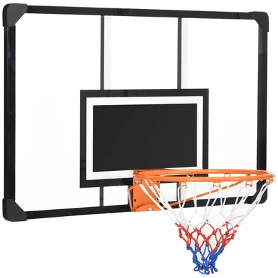 Produktbild von Basketballkorb - Basketballbrett - Basketballset - Basketballziel - Basketballnetz - Wandmontage