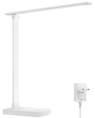 Immagine prodotto di Lampada da scrivania, lampada da tavolo a LED, dimmerabile, 655 lumen, 3 colori e 5 livelli di luminosità