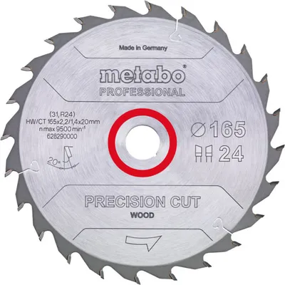 Produktbild von Metabo Sägeblatt precision cut wood - professional WZ 20°