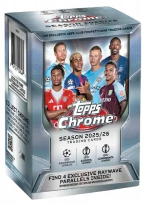 Produktbild von Value BOX Topps Chrome 2025/26 UCC UEFA Champions League Football Cards