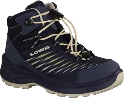 Produktbild von Lowa Zirrox II GTX Mid JR Wanderschuhe, Boots, Jungs, Textil,Navy/Dune - Kinderschuhe Teens Jungs Gr. 25 - 42, Blau