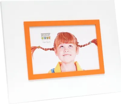 Obrázok produktu pre Rámik na fotografie Deknudt S67JK, biely a oranžový, 15x20 cm