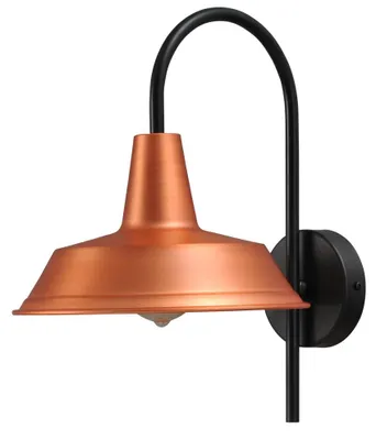 Productafbeelding van Roodkoperen muurlamp Industria