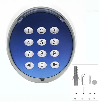 Produktbild von Kabellose Tastatur 1 Stück, 433,92 MHz Türfernbedienung, Schlüsselloses Zugangssystem Für Haustüren Garagentore Hühnerstall