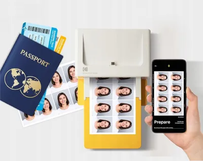 Immagine prodotto di Stampante fotografica Kodak Dock Plus, sublimazione a colori 10x15 cm, borsa inclusa, wireless, compatta, compatibile con smartphone