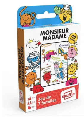 Image de Cartamundi Jeu de 7 familles Monsieur Madame