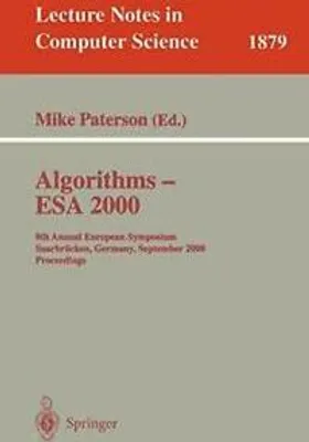 Obrázok produktu pre Algorithms - ESA 2000