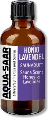 Immagine prodotto di Aqua-Saar Profumo per sauna Miele e lavanda 50 ml Infuso per sauna Profumo aromatico