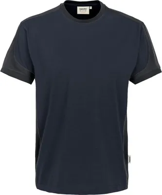 Produktbild von Hakro T-Shirt-Contrast Performance - Tinte/Anthrazit - Größe 4Xl