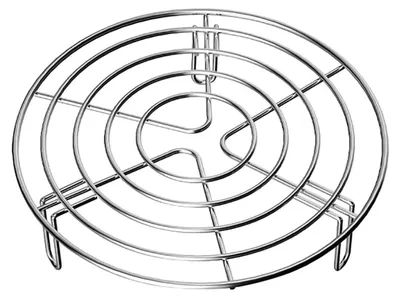 Produktbild von Edelstahl Einlegerost Dampfrost Rund 23*5.5Cm | Für Kochtöpfe, Dämpfen, Kuchen abkühlen