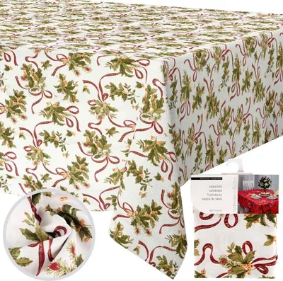 Obrázek produktu pro Ubrus Ubrus Vánoční ubrus odolný proti skvrnám Vánoční 180x130 cm