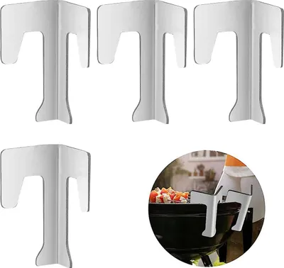 Produktbild von Edelstahl Feuerschale Zubehör 4 Stück, Grill Auflage Ø 60 mm, hitzebeständig & langlebig, ideal für Feuerstelle & BBQ