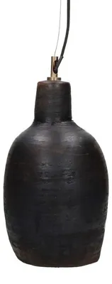 Obrázok produktu pre Pomax Perugia, závesné svietidlo, čierna farba, priemer 18 cm, výška 35 cm