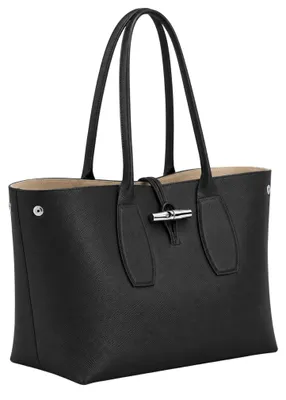 Obrázok produktu pre Taška Longchamp Le Roseau L, čierna, dámska