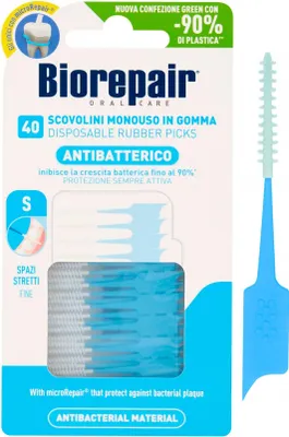 Zdjęcie produktu dla Biorepair S Gumowe wykałaczki do przestrzeni międzyzębowych, 40 sztuk