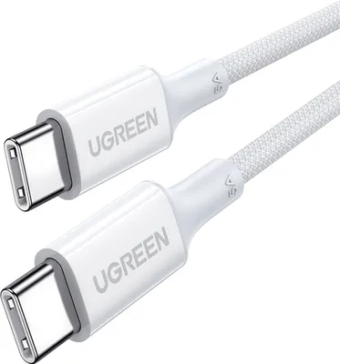 Zdjęcie produktu dla Kabel Ugreen US557 USB-C / USB-C PD 100W 1m - biały