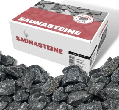 Produktbild von Ultiness Saunasteine finnisch OLIVIN DIABAS 20 kg 21722-07