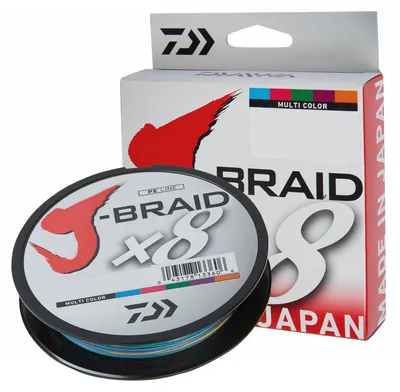 Immagine prodotto di Daiwa J-Braid X8 0,16 mm-300 m di filo intrecciato multicolore