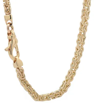 Produktbild von Goldkette Königskette Länge 45cm - Breite 3,0mm - 750-18 Karat Gold