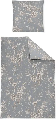 Produktbild von Irisette Edel-Feinbiber Bettwäsche Set Koala 8484 blau 155 x 220 cm + 1 Kissenbezug 80x80 cm