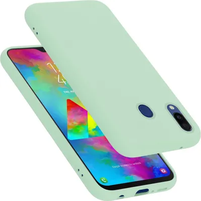 Produktbild von Cadorabo Schutzhülle für Samsung Galaxy M20 Hülle in Grün Handyhülle Case Cover TPU Etui