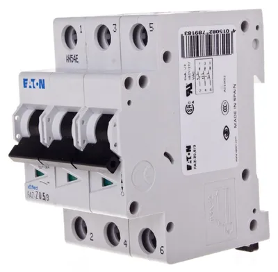Immagine prodotto di Interruttore 3P Z 0,5A 15kA AC FAZ Z0,5/3 278918