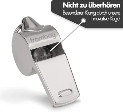 Produktbild von Frambay Trillerpfeife Pfeife Signalpfeife Schiedsrichterpfeife