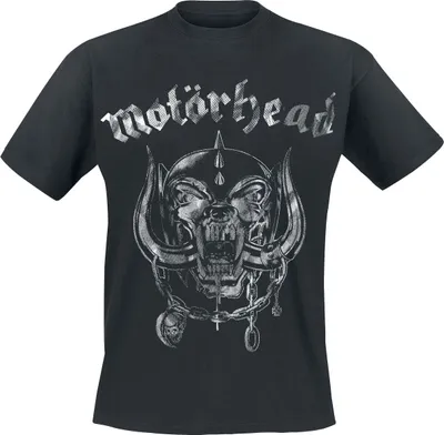 Produktbild von Motörhead T-Shirt Herren Large Warpig Logo schwarz S