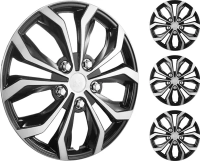 Produktbild von Radkappen Radnabenkappen für R16" mit Ventildüsenloch Felgenabdeckung
