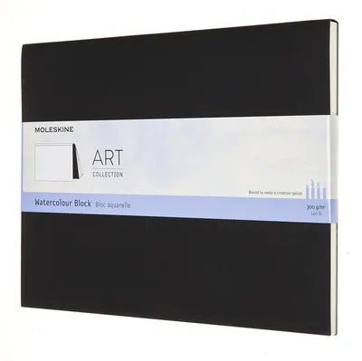 Image de cahier d'aquarelle noir XL : Cahier d'aquarelle noir XL