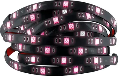 Produktbild von Muvit MIOLST005, Intelligenter Leuchtstreifen, WLAN, Schwarz, LED, 20000 h, IP44