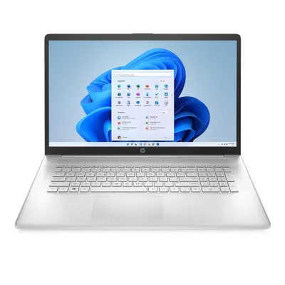 Produktbild von HP Laptop 17" Zoll / AMD Ryzen 5 / 16GB DDR5 / 512 GB SSD / Win 11 / Office Starter / silber