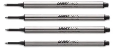 Produktbild von LAMY Kugelschreiber-Nachfüllpatronen - Medium, schwarz, M66 - Packung mit 4 Stück