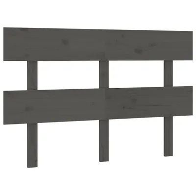 Produktbild von vidaXL Kopfteil Grau 144x3x81 cm Massivholz Kiefer