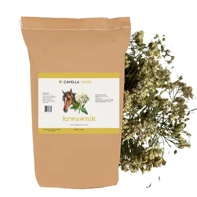 Produktbild von Cavella Schafgarbe für Pferde, getrocknetes Kraut, 1 kg